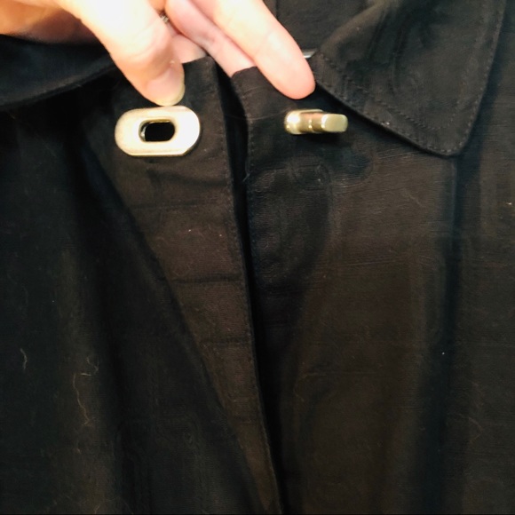 ❄️George by ME long black coat unlined 12/14 - Picture 3 of 8